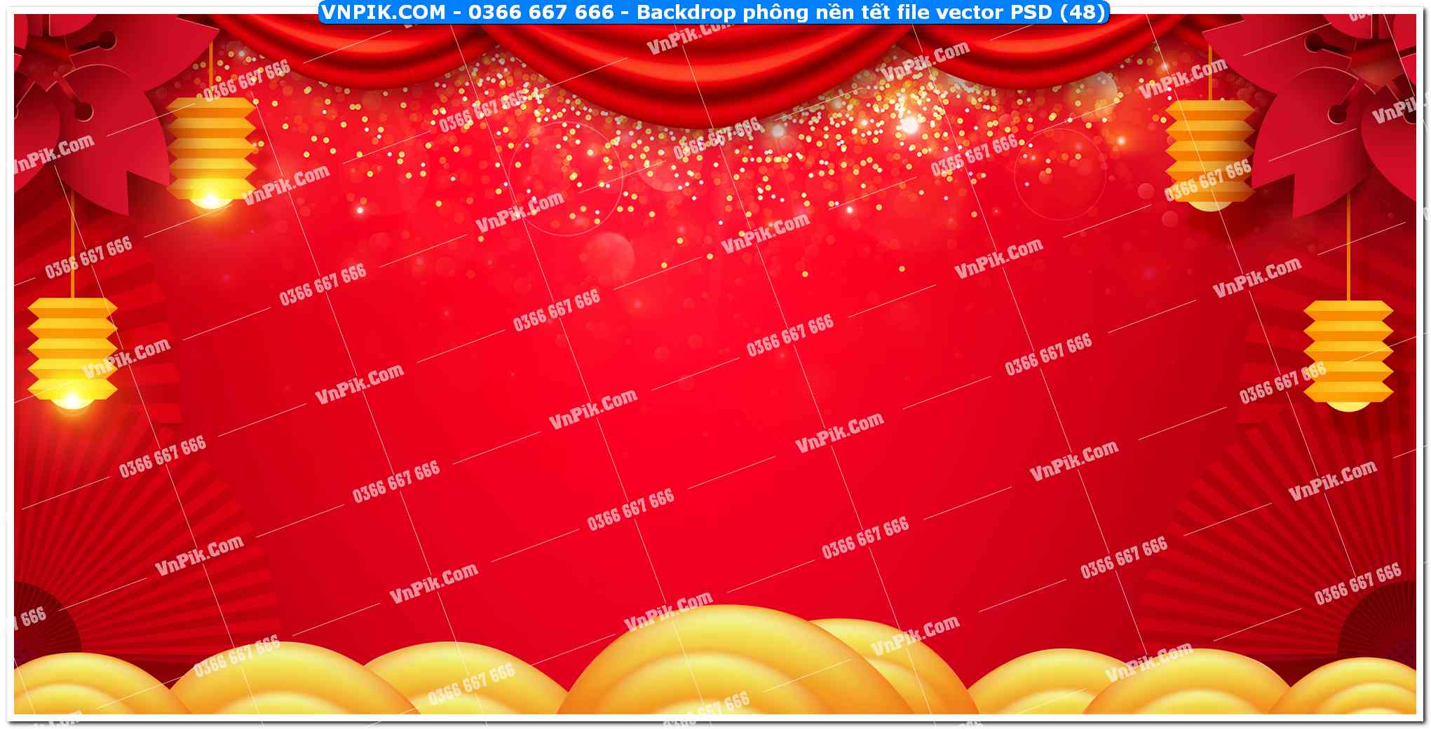Backdrop phông nền tết file vector PSD (48)