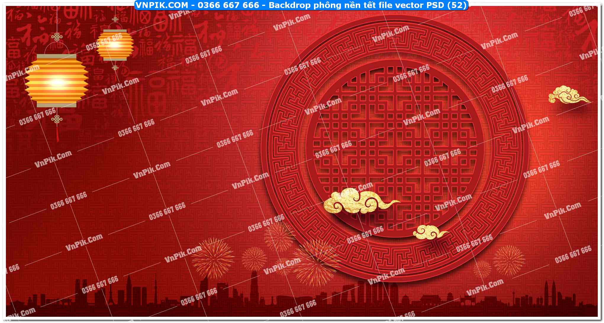 Backdrop phông nền tết file vector PSD (52)