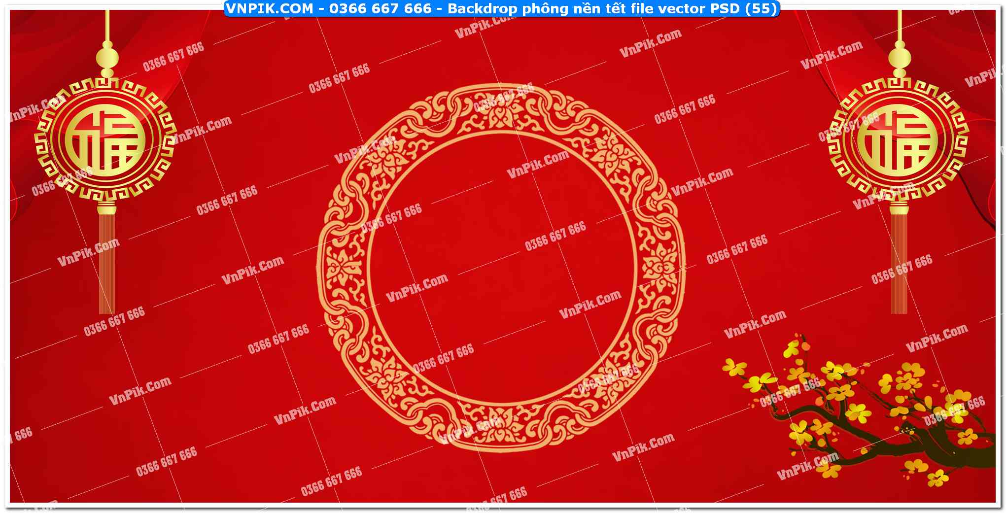Backdrop phông nền tết file vector PSD (55)
