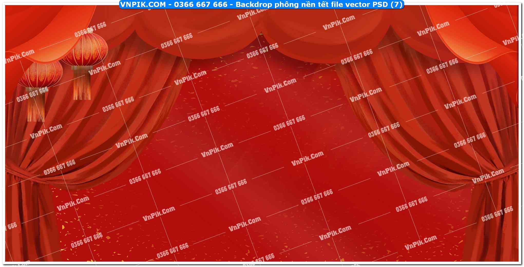 Backdrop phông nền tết file vector PSD (7)