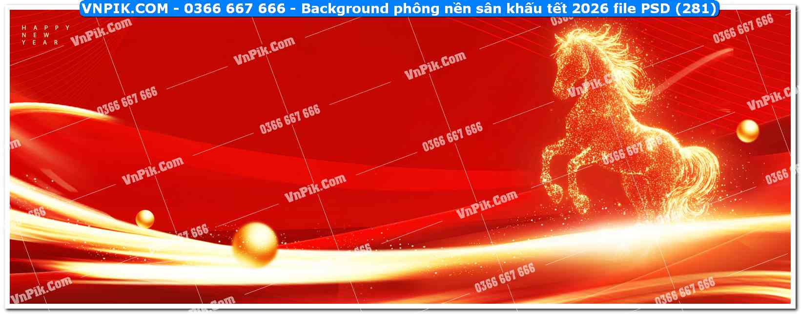 Background phông nền sân khấu tết 2026 file PSD (281)