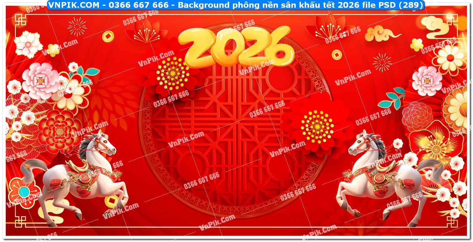 Background phông nền sân khấu tết 2026 file PSD (289)