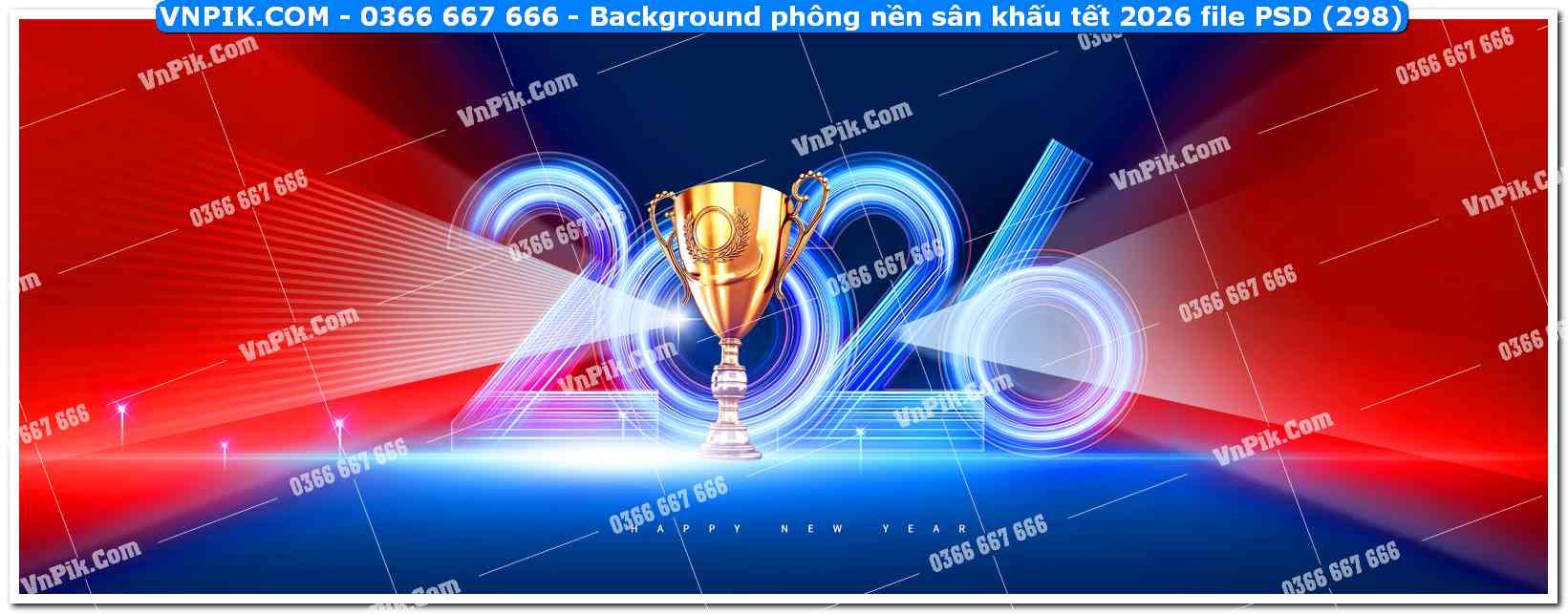 Background phông nền sân khấu tết 2026 file PSD (298)