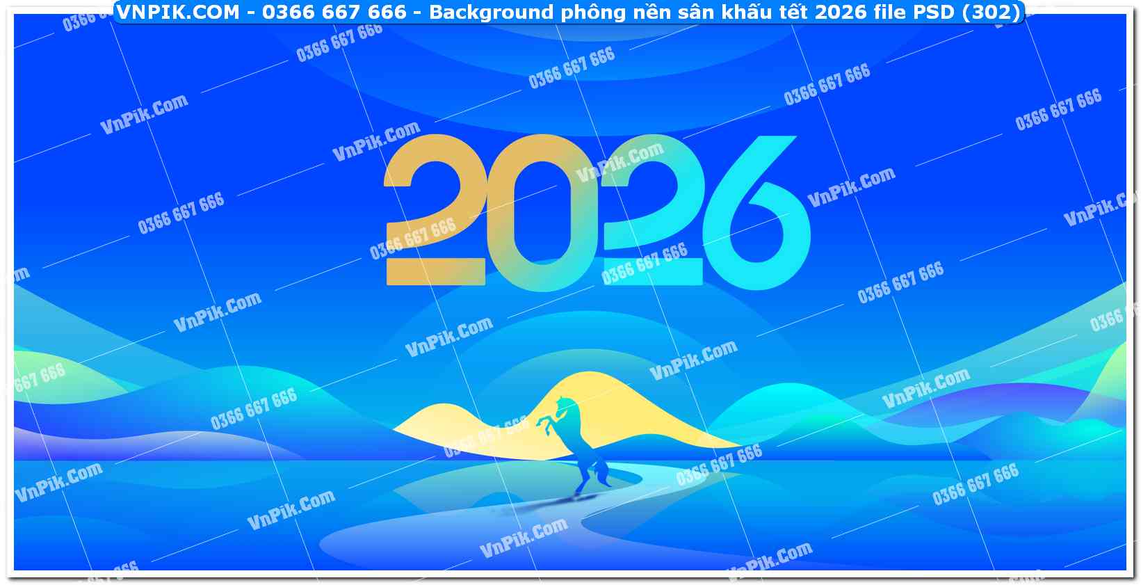 Background phông nền sân khấu tết 2026 file PSD (302)