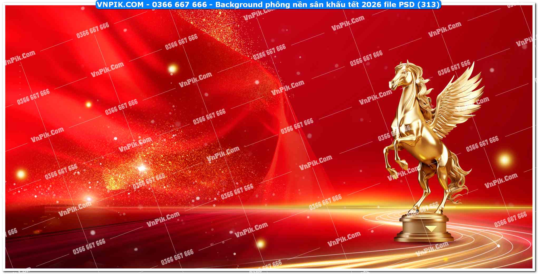 Background phông nền sân khấu tết 2026 file PSD (313)