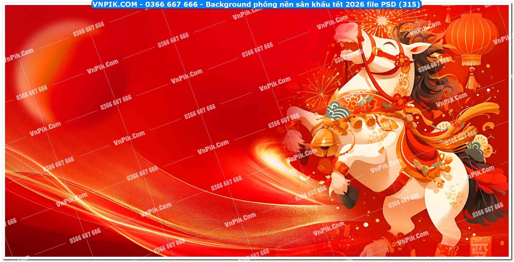 Background phông nền sân khấu tết 2026 file PSD (315)