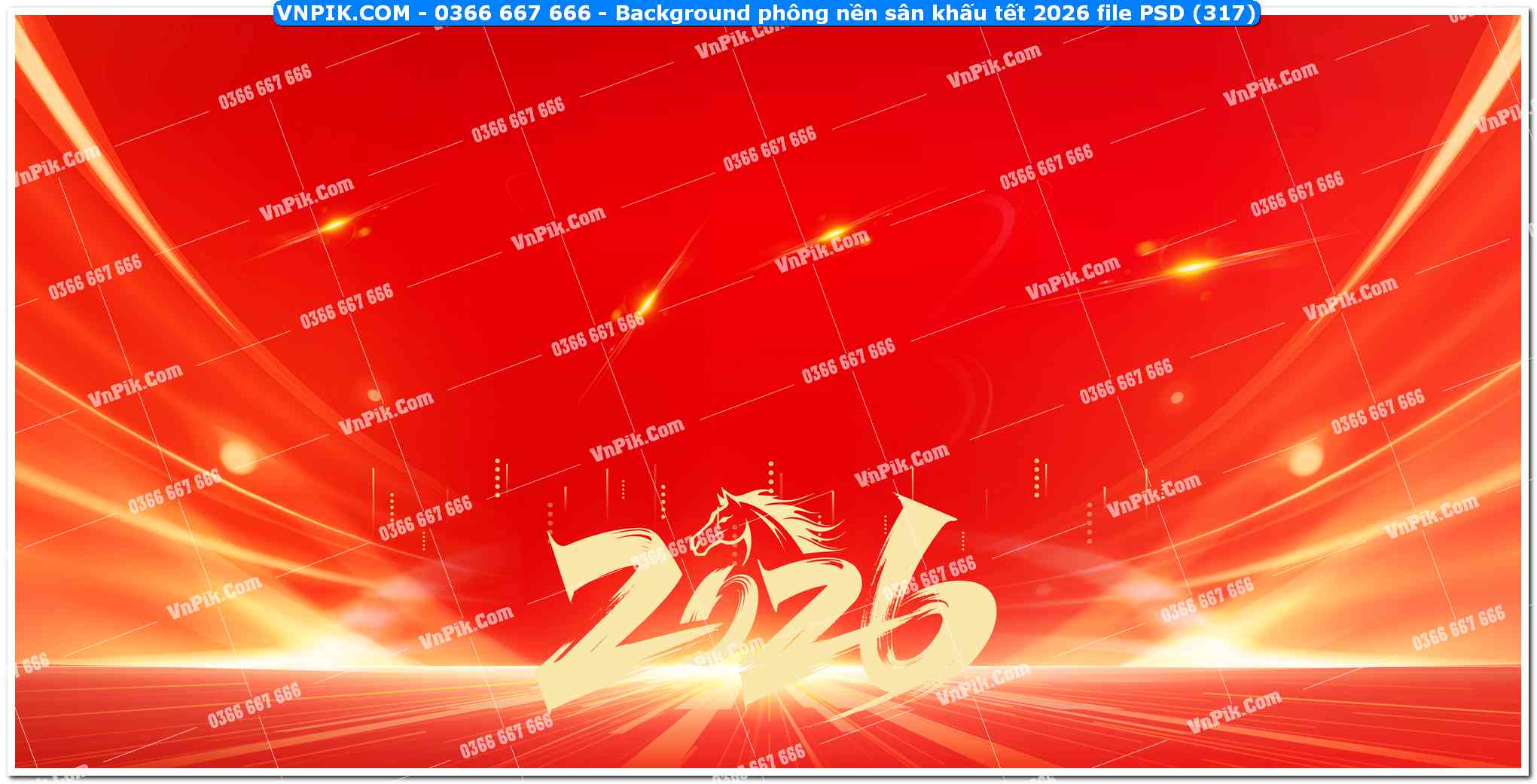 Background phông nền sân khấu tết 2026 file PSD (317)