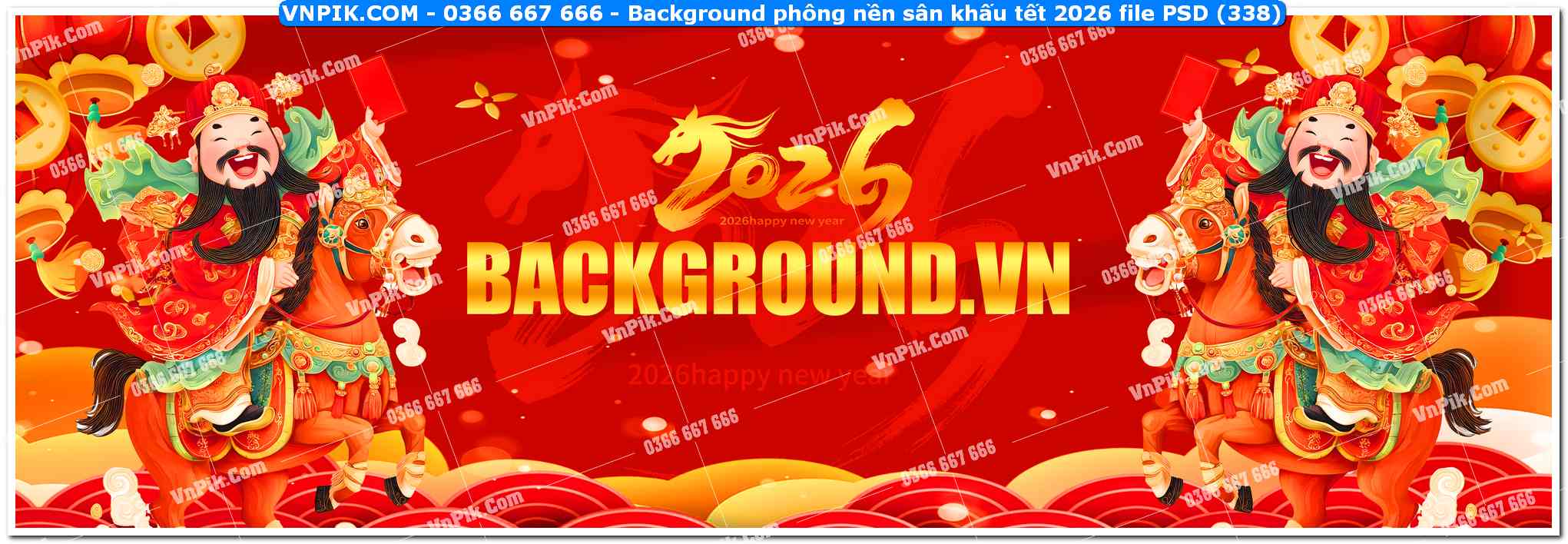 Background phông nền sân khấu tết 2026 file PSD (338)
