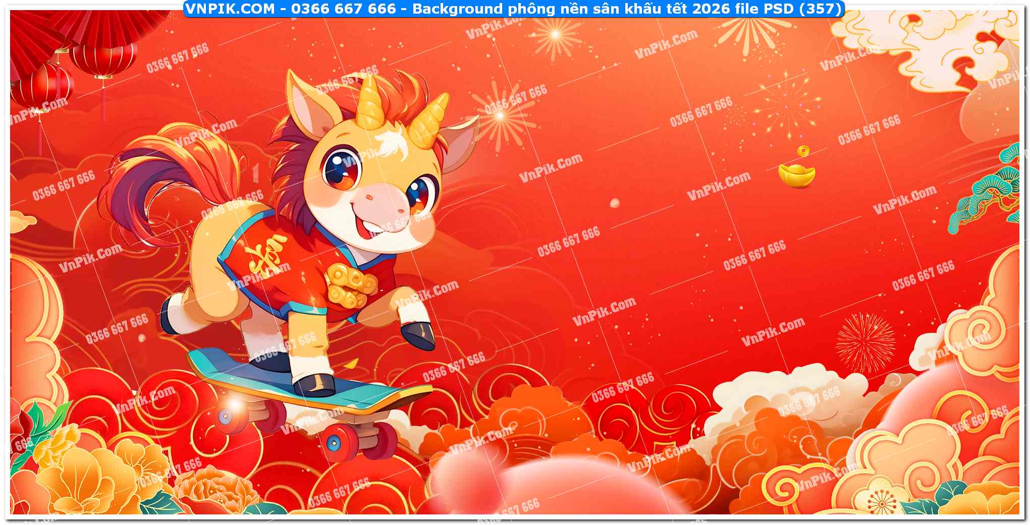 Background phông nền sân khấu tết 2026 file PSD (357)