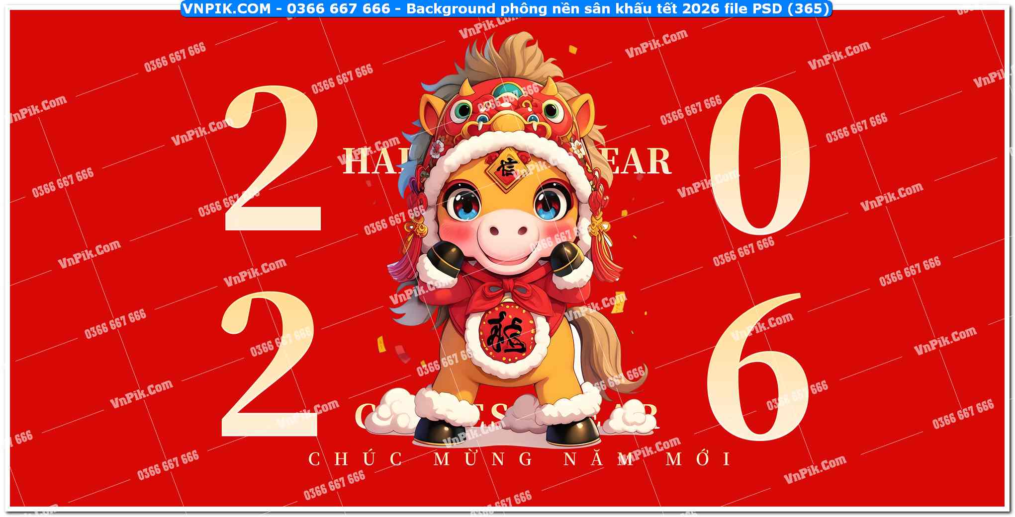 Background phông nền sân khấu tết 2026 file PSD (365)