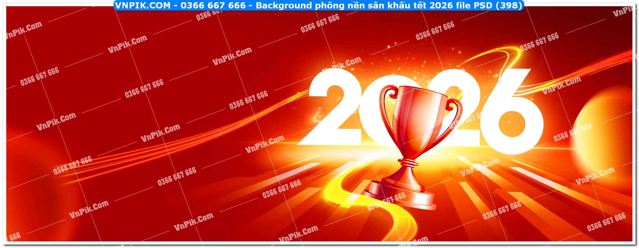 Background phông nền sân khấu tết 2026 file PSD (398)