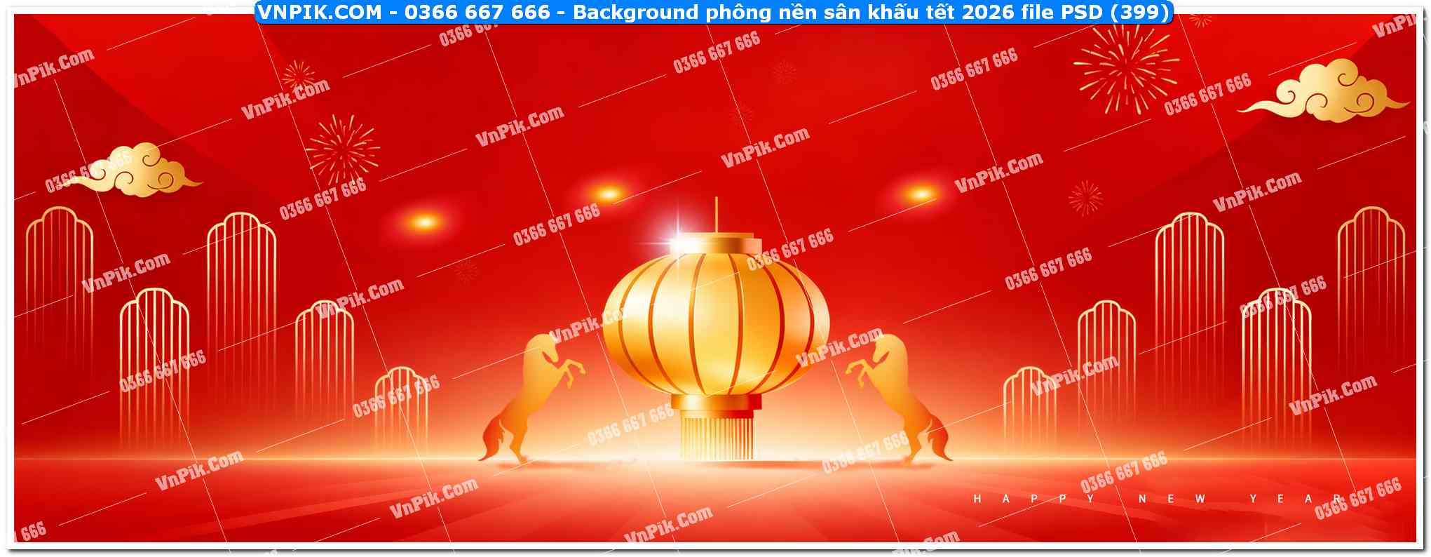 Background phông nền sân khấu tết 2026 file PSD (399)
