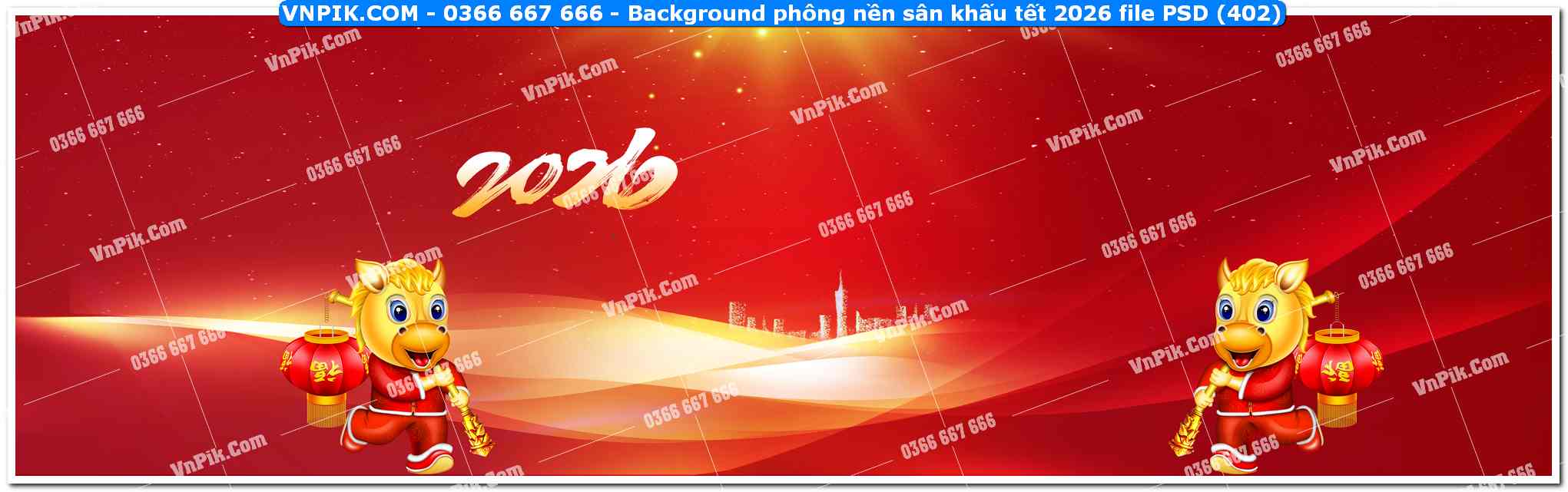 Background phông nền sân khấu tết 2026 file PSD (402)