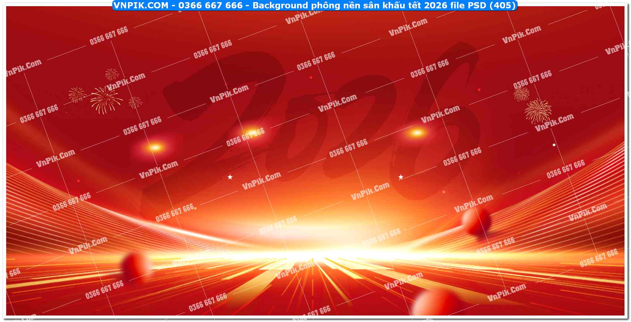 Background phông nền sân khấu tết 2026 file PSD (405)