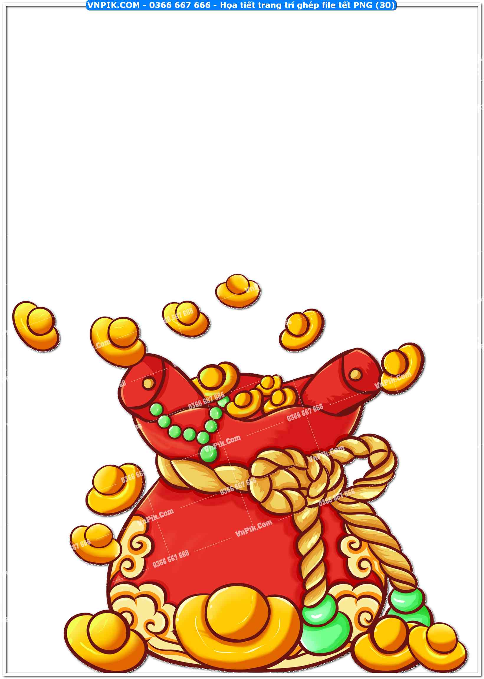 Họa tiết trang trí ghép file tết PNG (30)