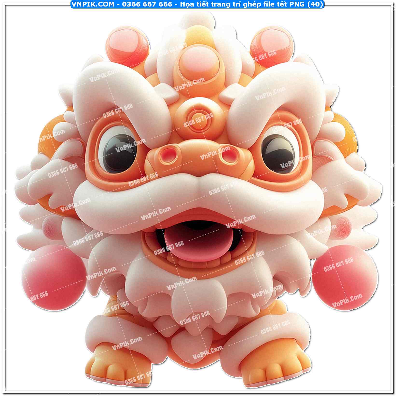 Họa tiết trang trí ghép file tết PNG (40)