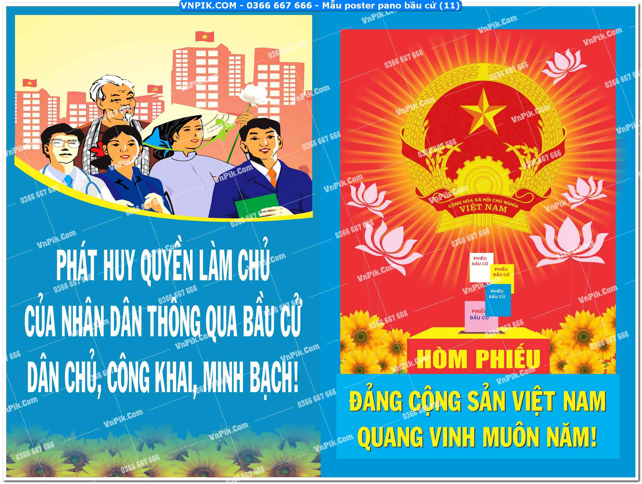 Mẫu poster pano bầu cử (12)