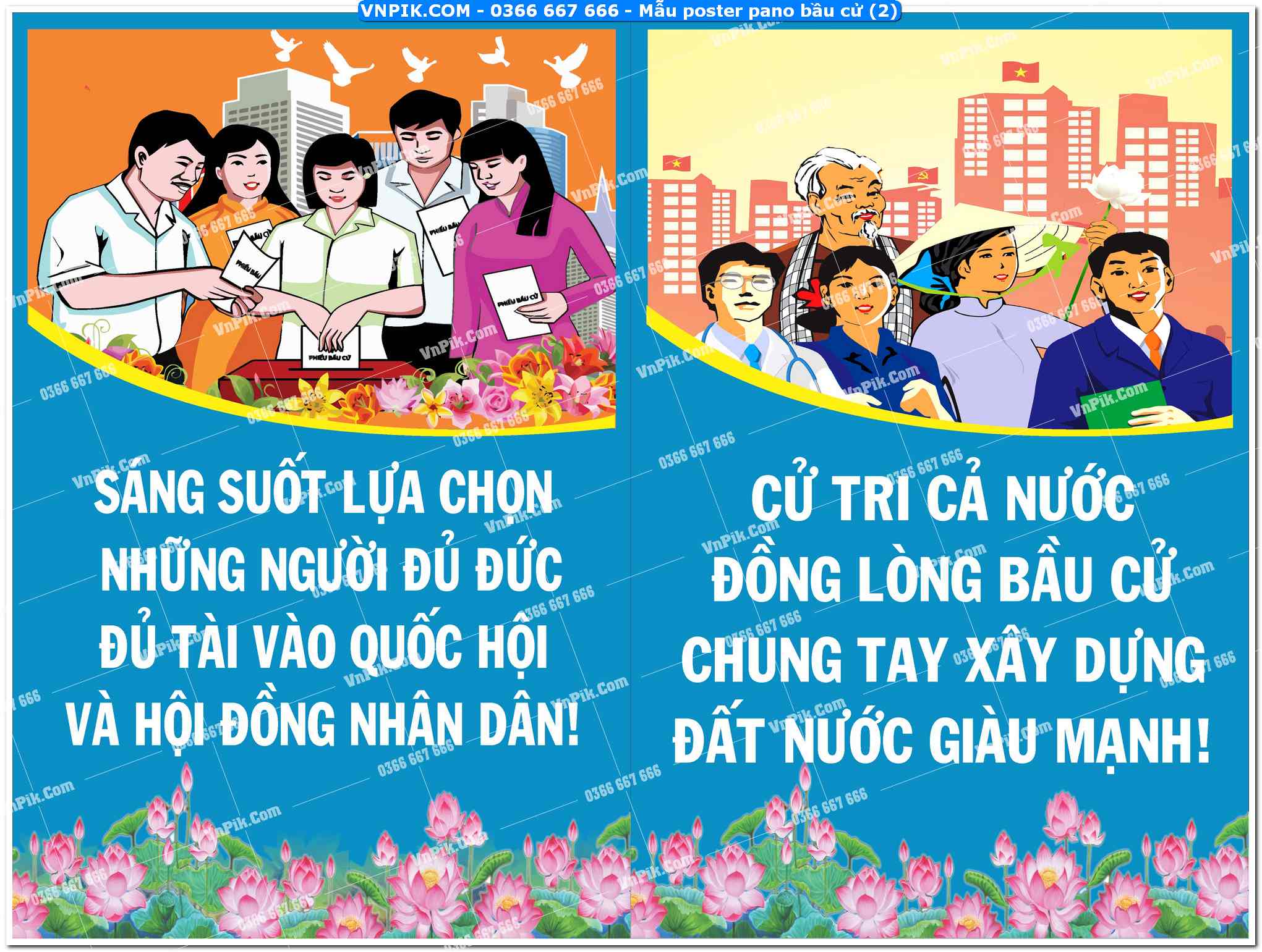 Mẫu poster pano bầu cử (3)