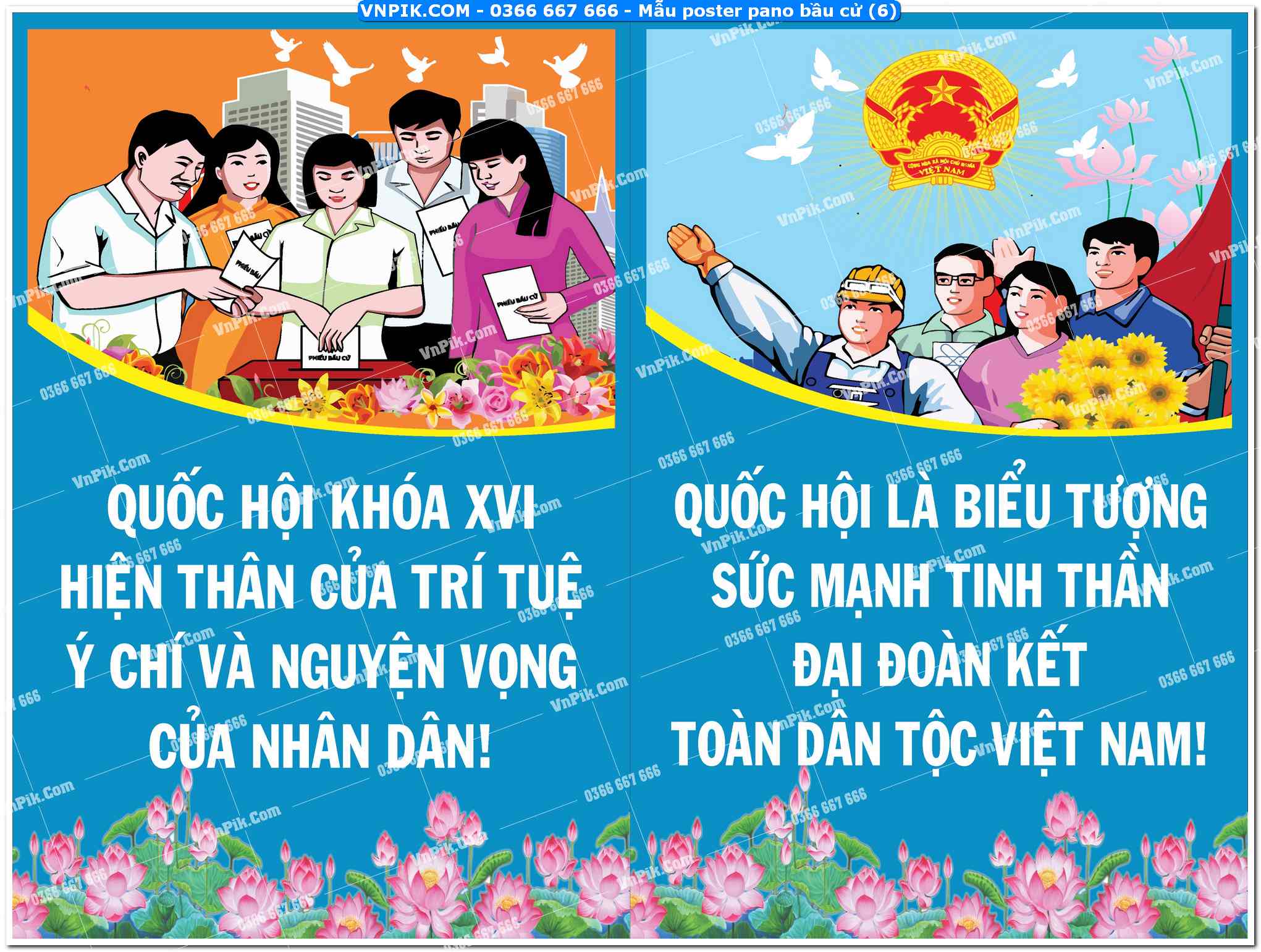 Mẫu poster pano bầu cử (7)
