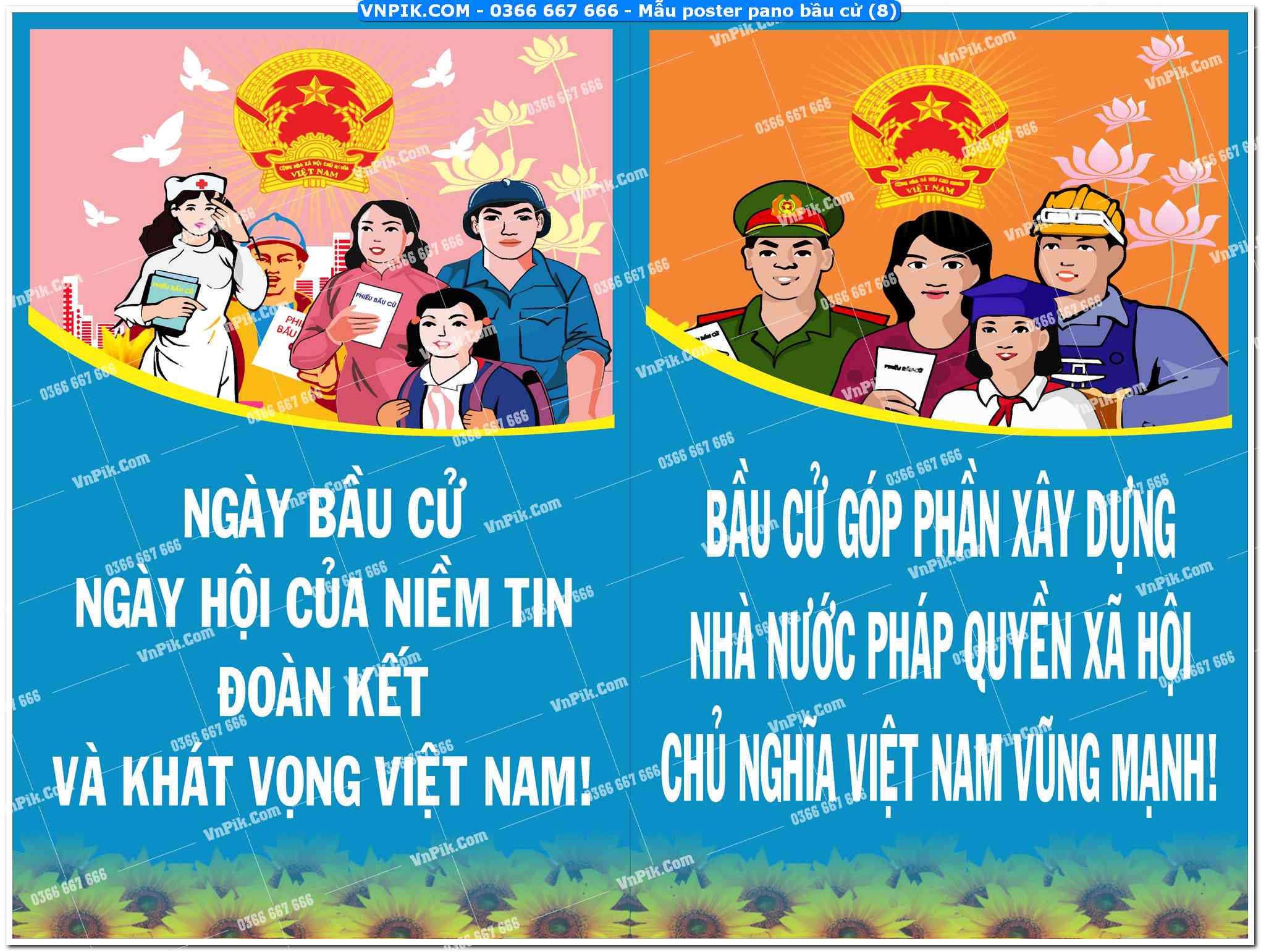 Mẫu poster pano bầu cử (9)