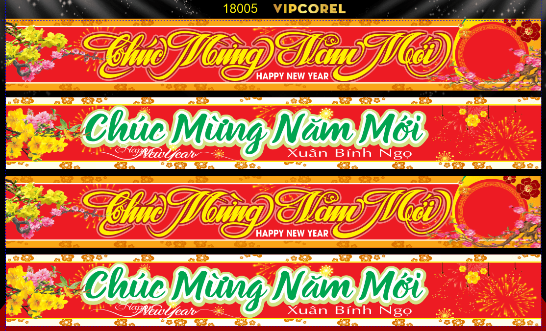 Băng rôn chúc mừng năm mới 2026 #5