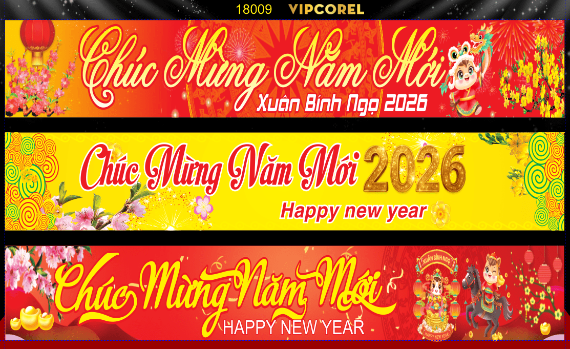 Băng rôn chúc mừng năm mới 2026 #9