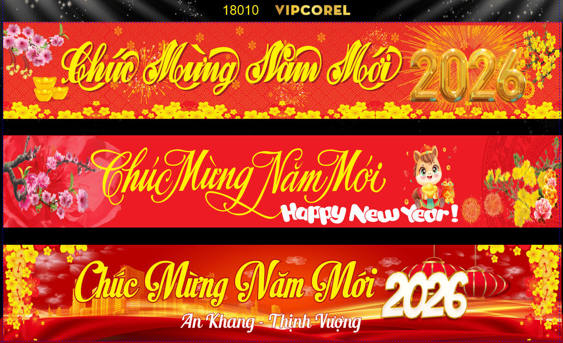 Băng rôn chúc mừng năm mới 2026 #10