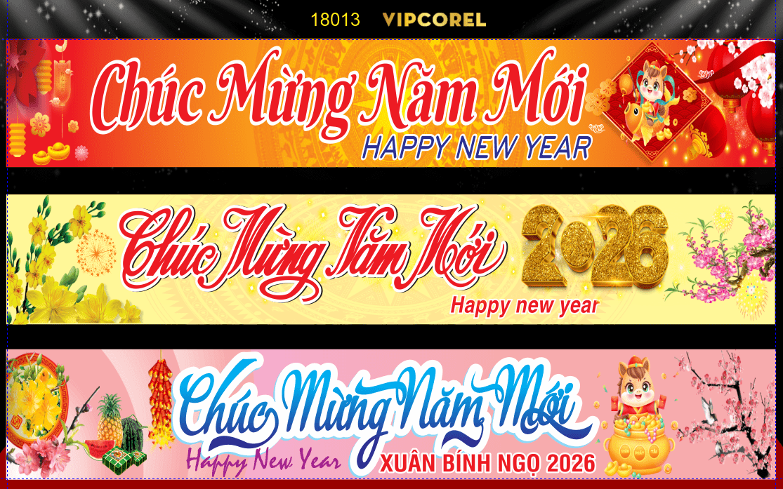 Băng rôn chúc mừng năm mới 2026 #13