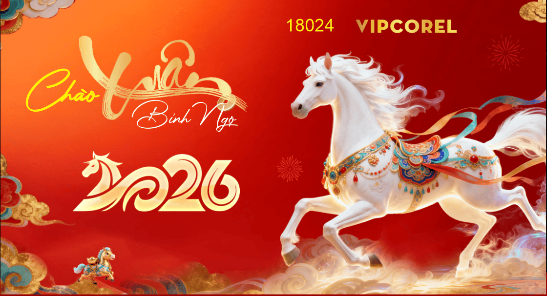 Market Chúc mừng năm mới 2026 file corel #529