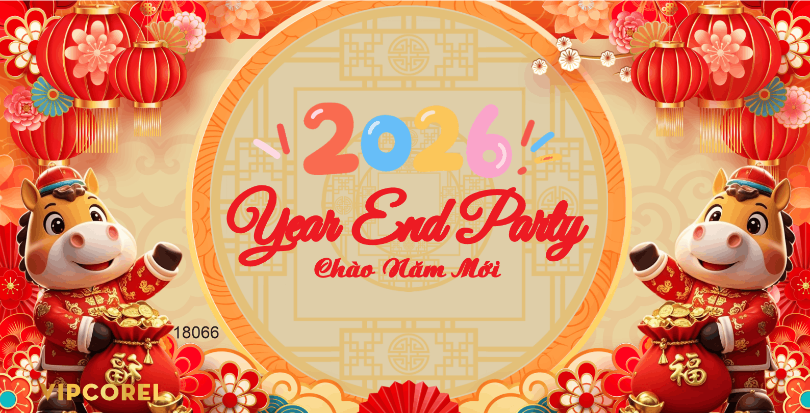 Market Chúc mừng năm mới 2026 file corel #538