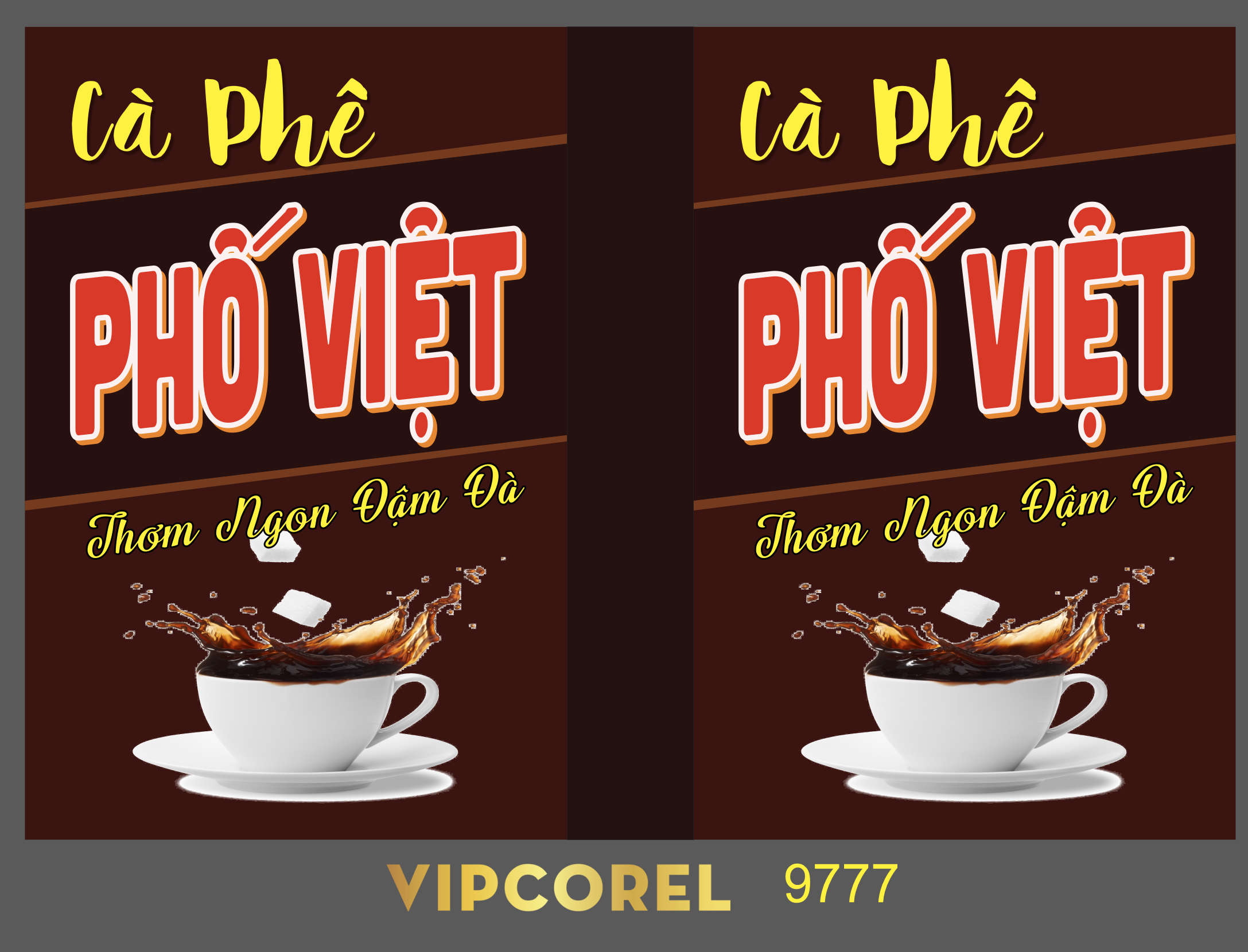Biển vây Phố Việt thơm ngon đậm đà file corel