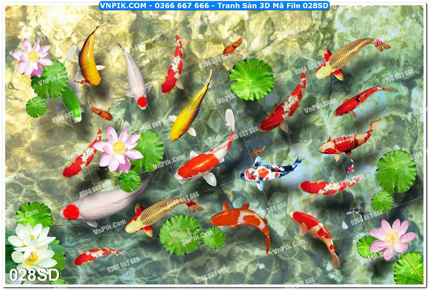 Tranh Sàn 3D Mã File 028SD