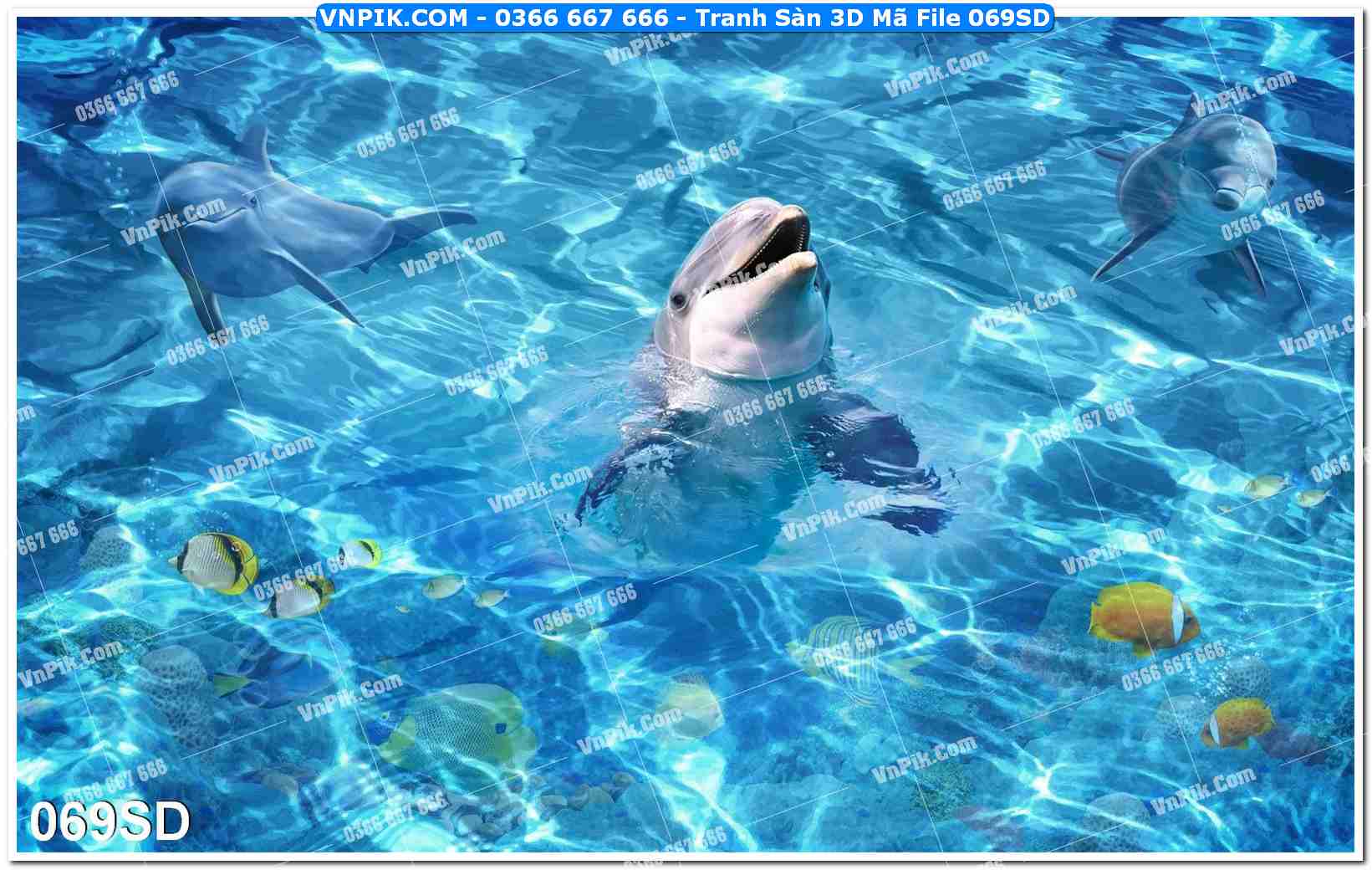 Tranh Sàn 3D Mã File 069SD