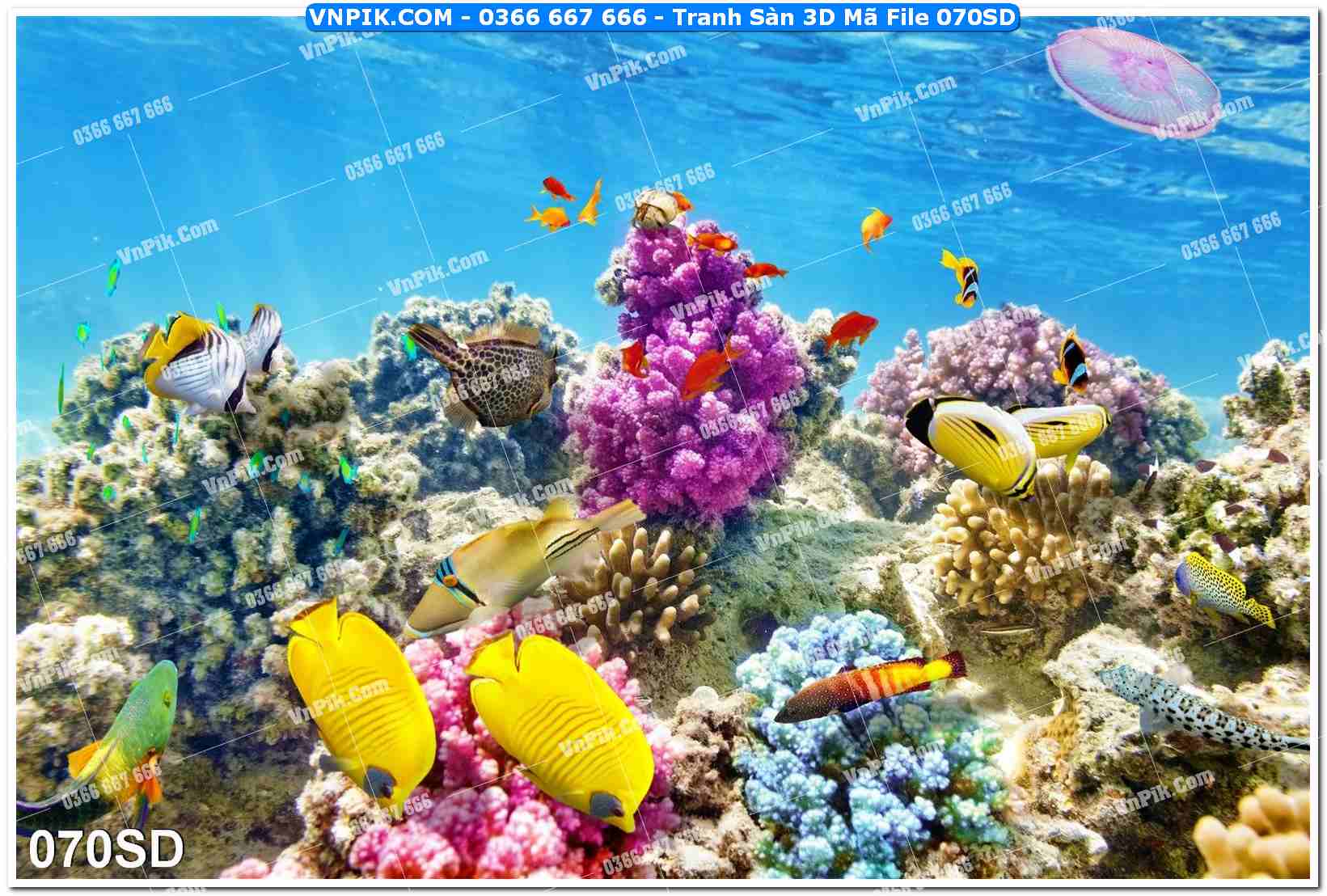 Tranh Sàn 3D Mã File 070SD