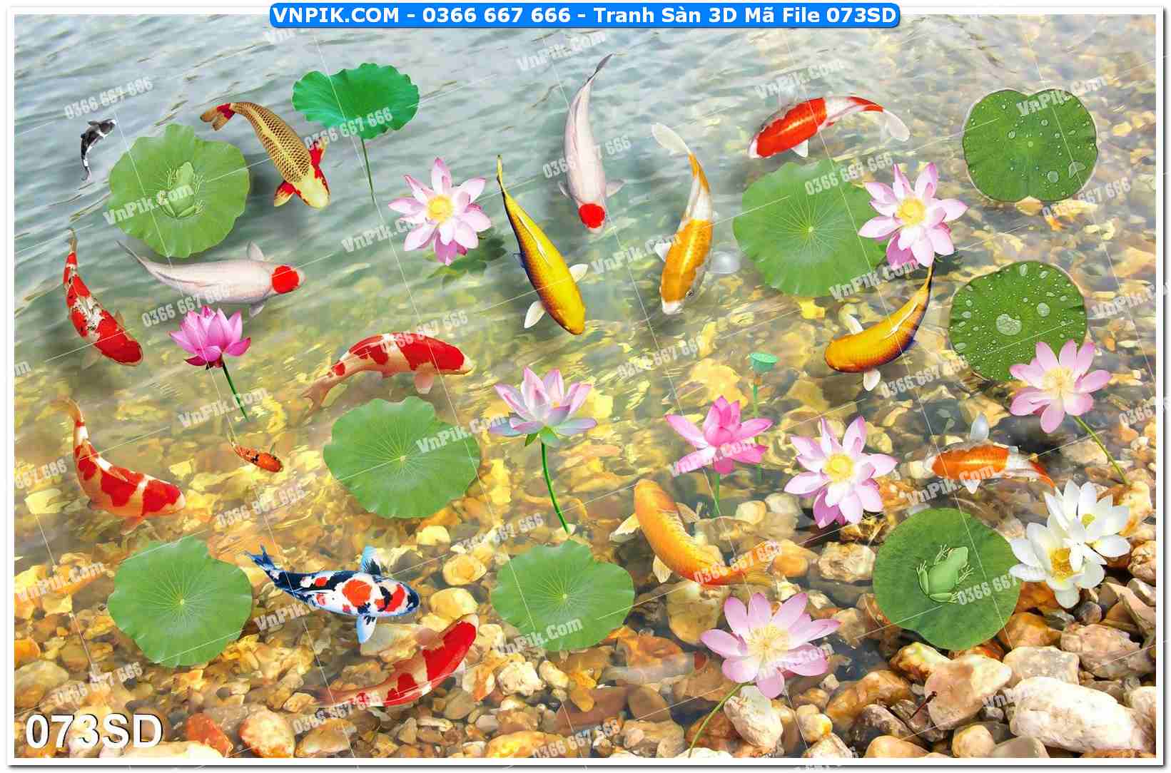 Tranh Sàn 3D Mã File 073SD