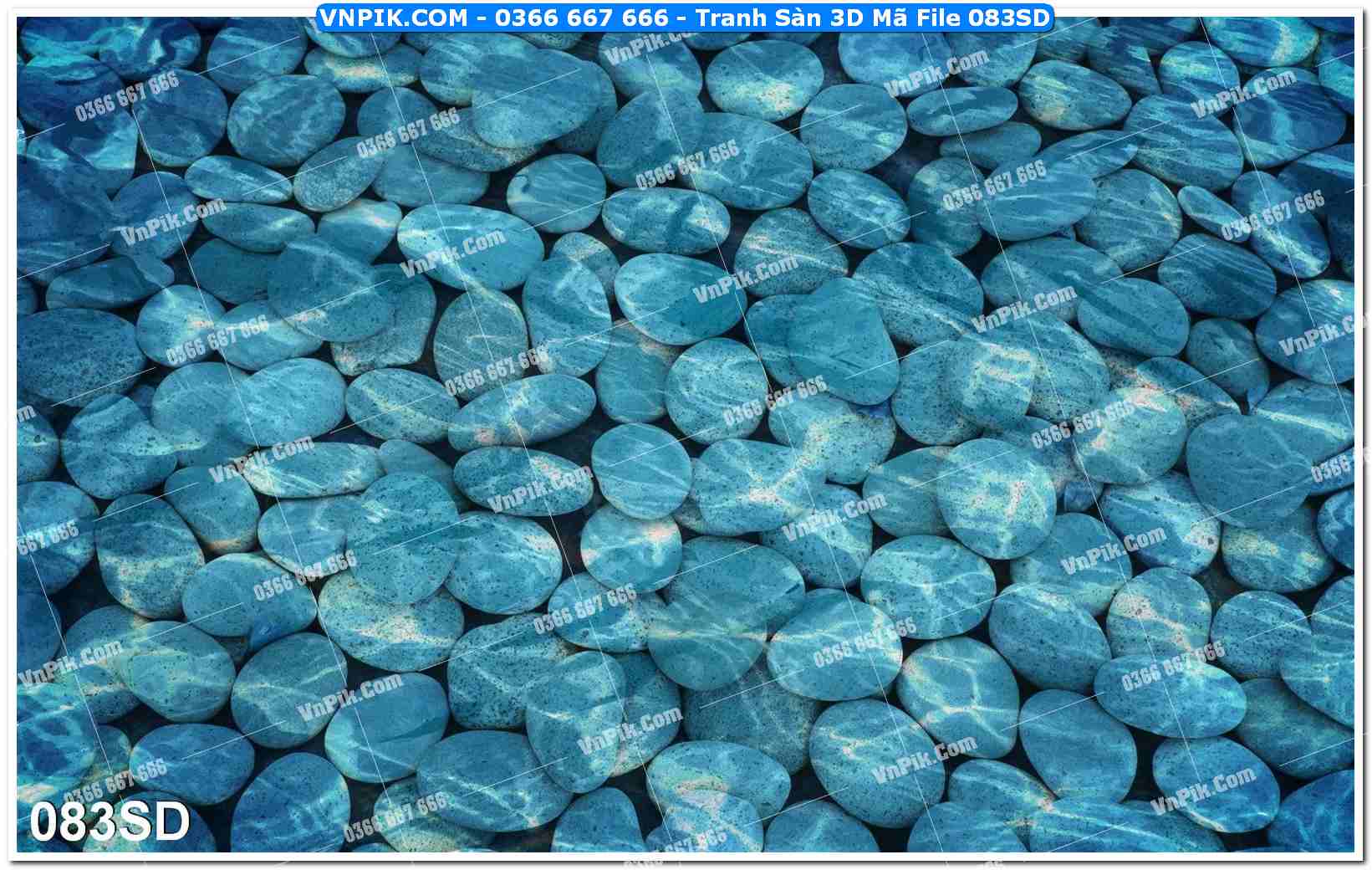 Tranh Sàn 3D Mã File 083SD