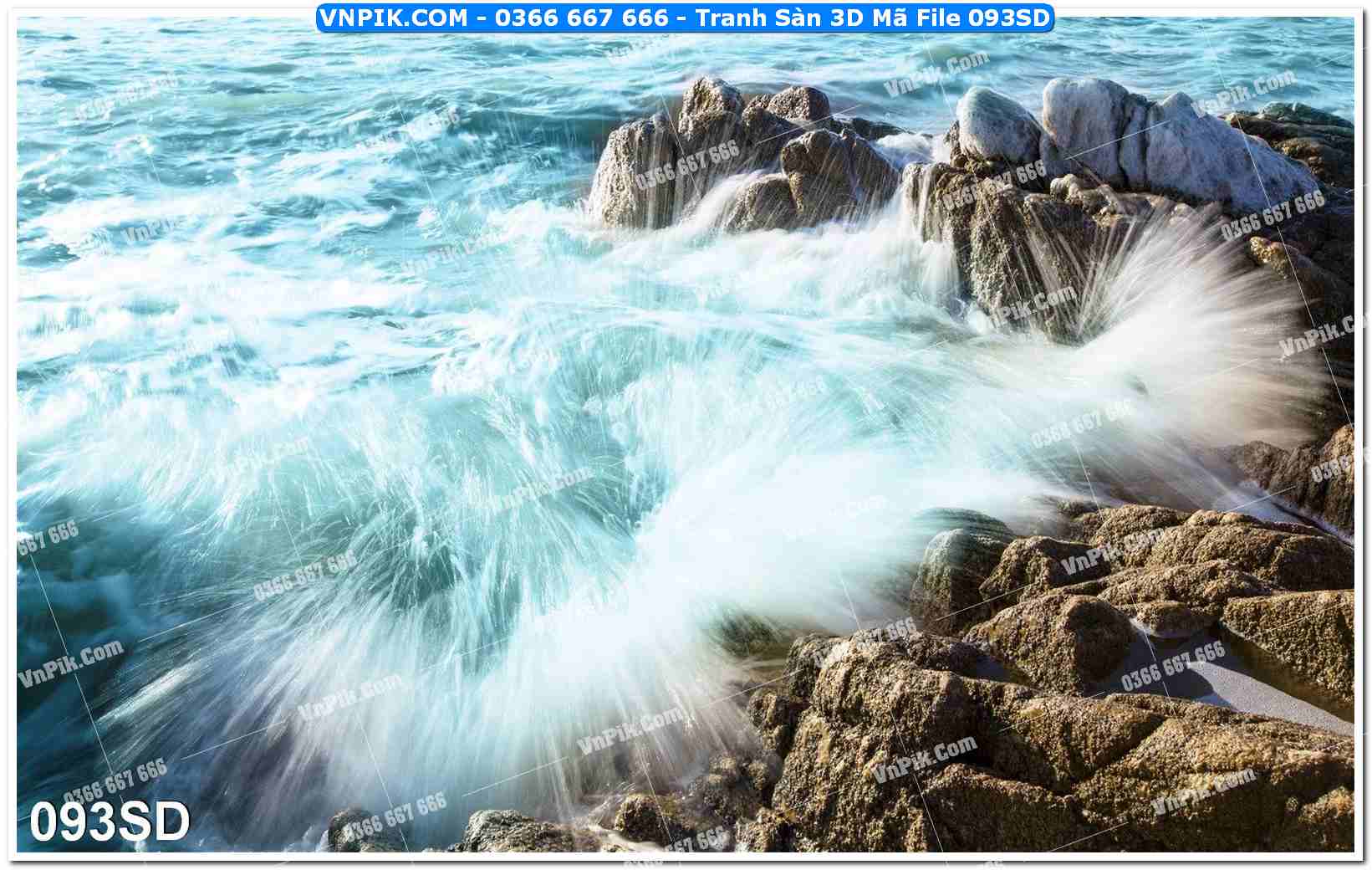 Tranh Sàn 3D Mã File 093SD