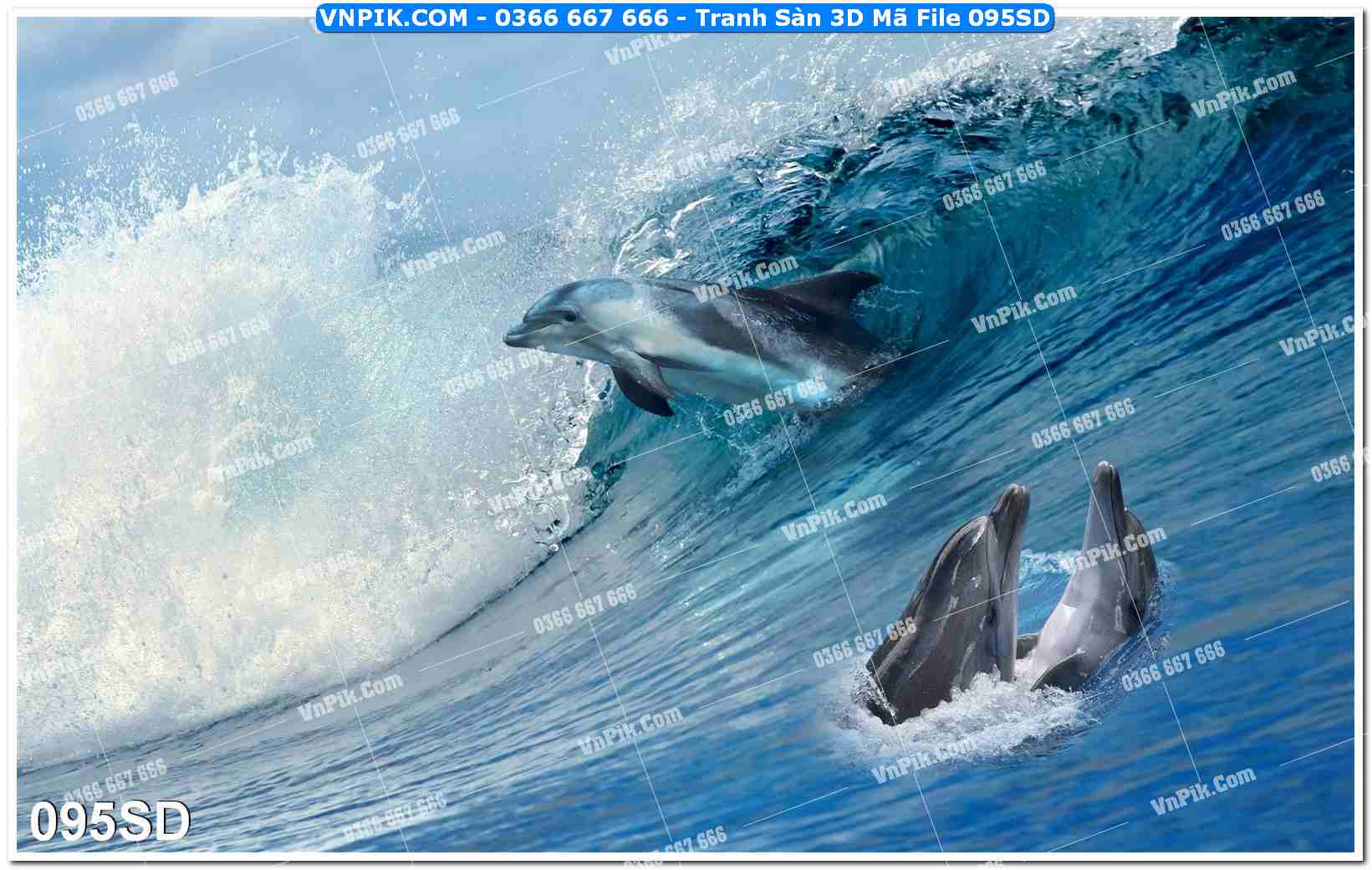 Tranh Sàn 3D Mã File 095SD