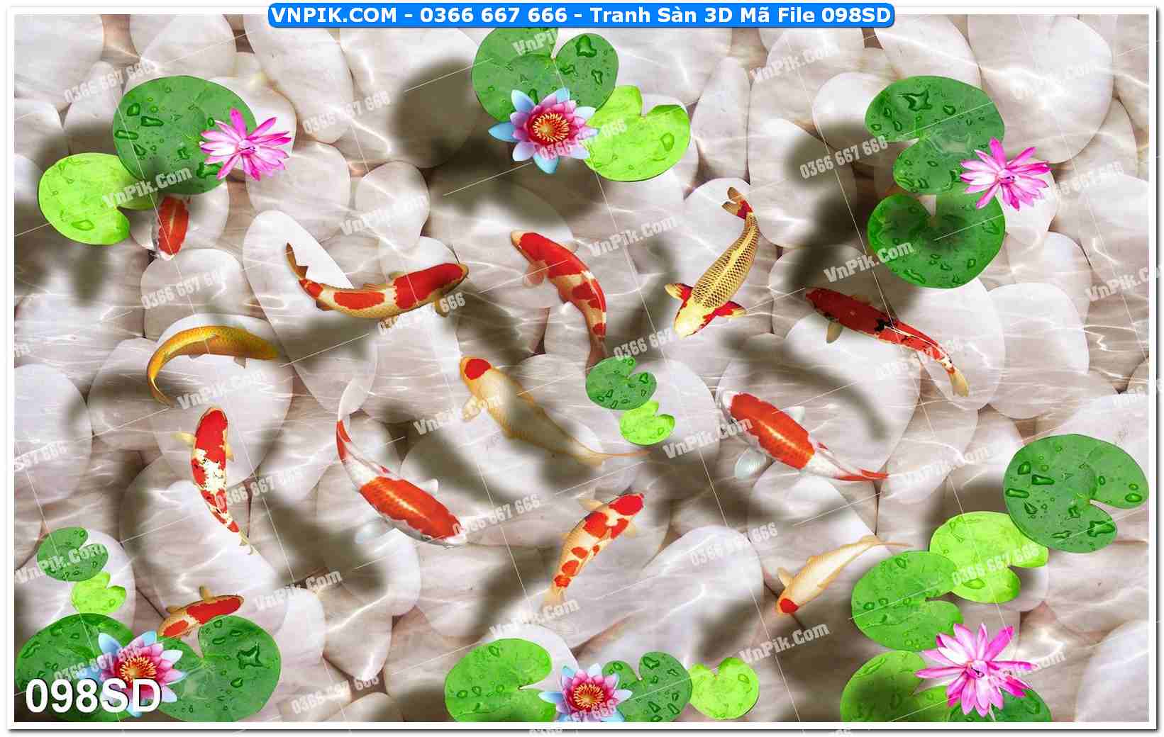 Tranh Sàn 3D Mã File 098SD