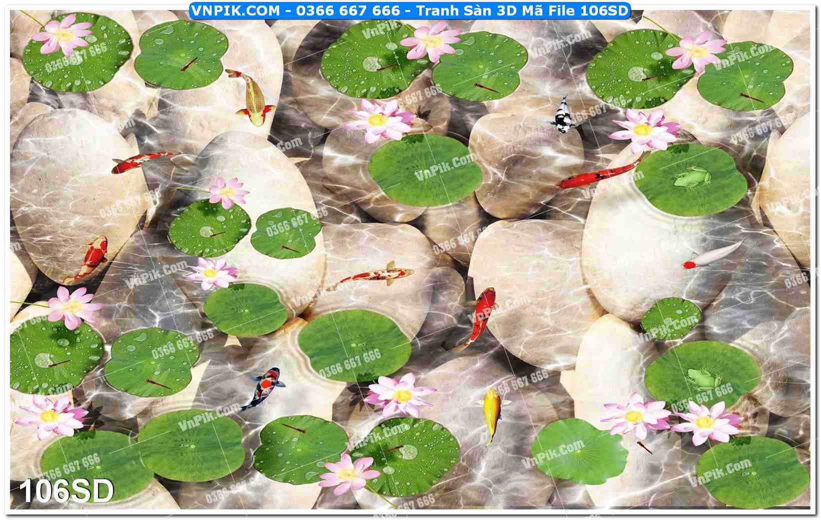 Tranh Sàn 3D Mã File 106SD