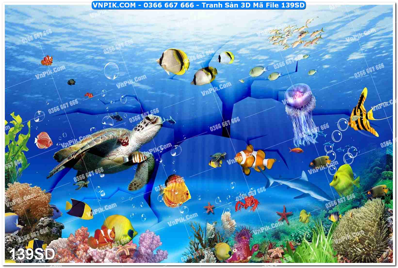 Tranh Sàn 3D Mã File 139SD