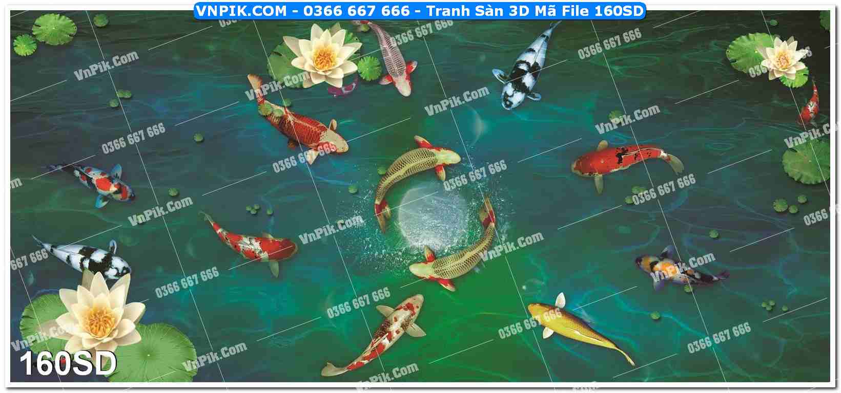 Tranh Sàn 3D Mã File 160SD