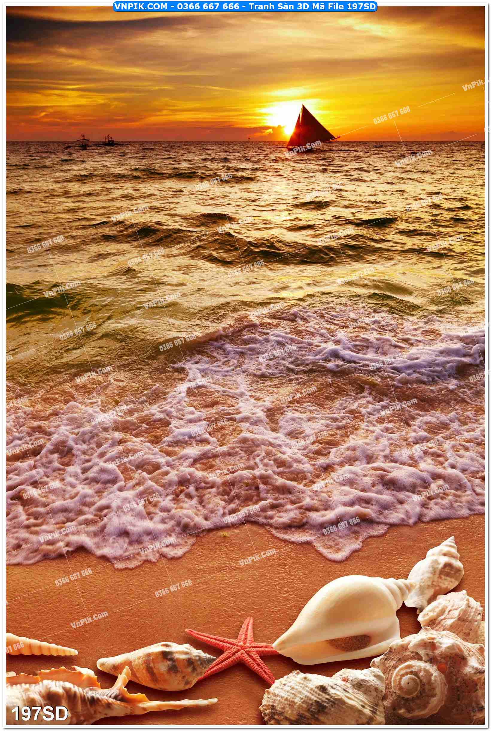 Tranh Sàn 3D Mã File 197SD