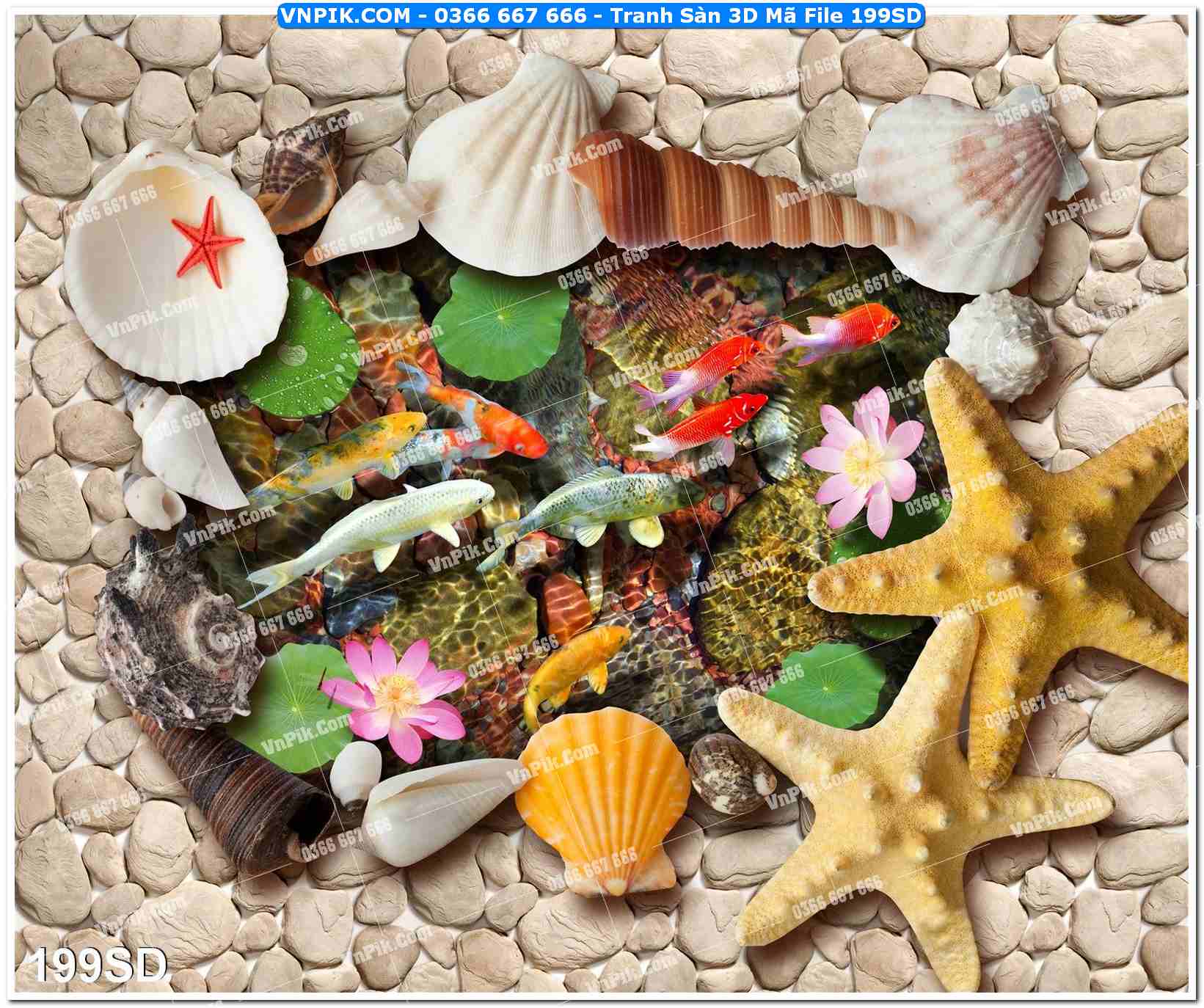 Tranh Sàn 3D Mã File 199SD