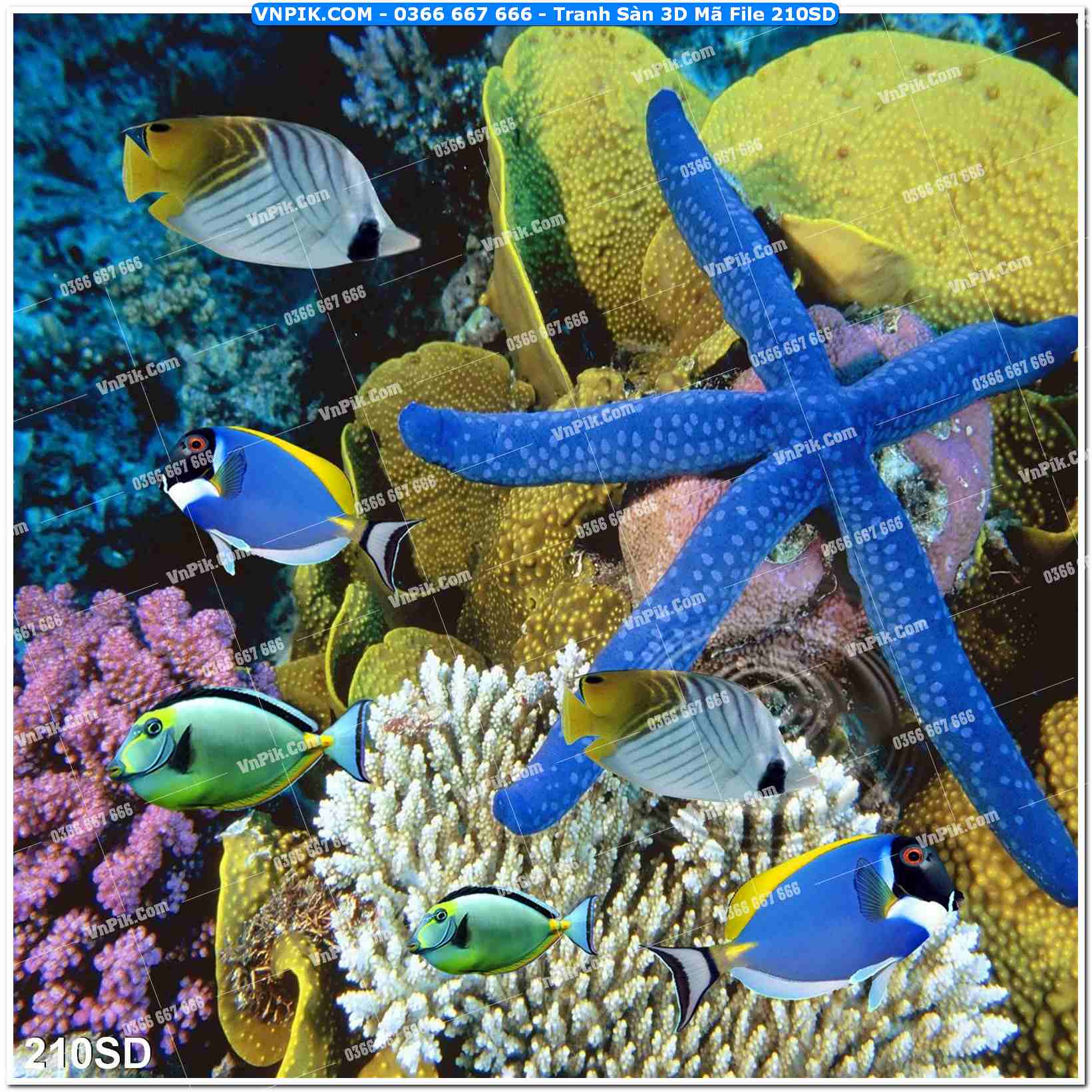 Tranh Sàn 3D Mã File 210SD
