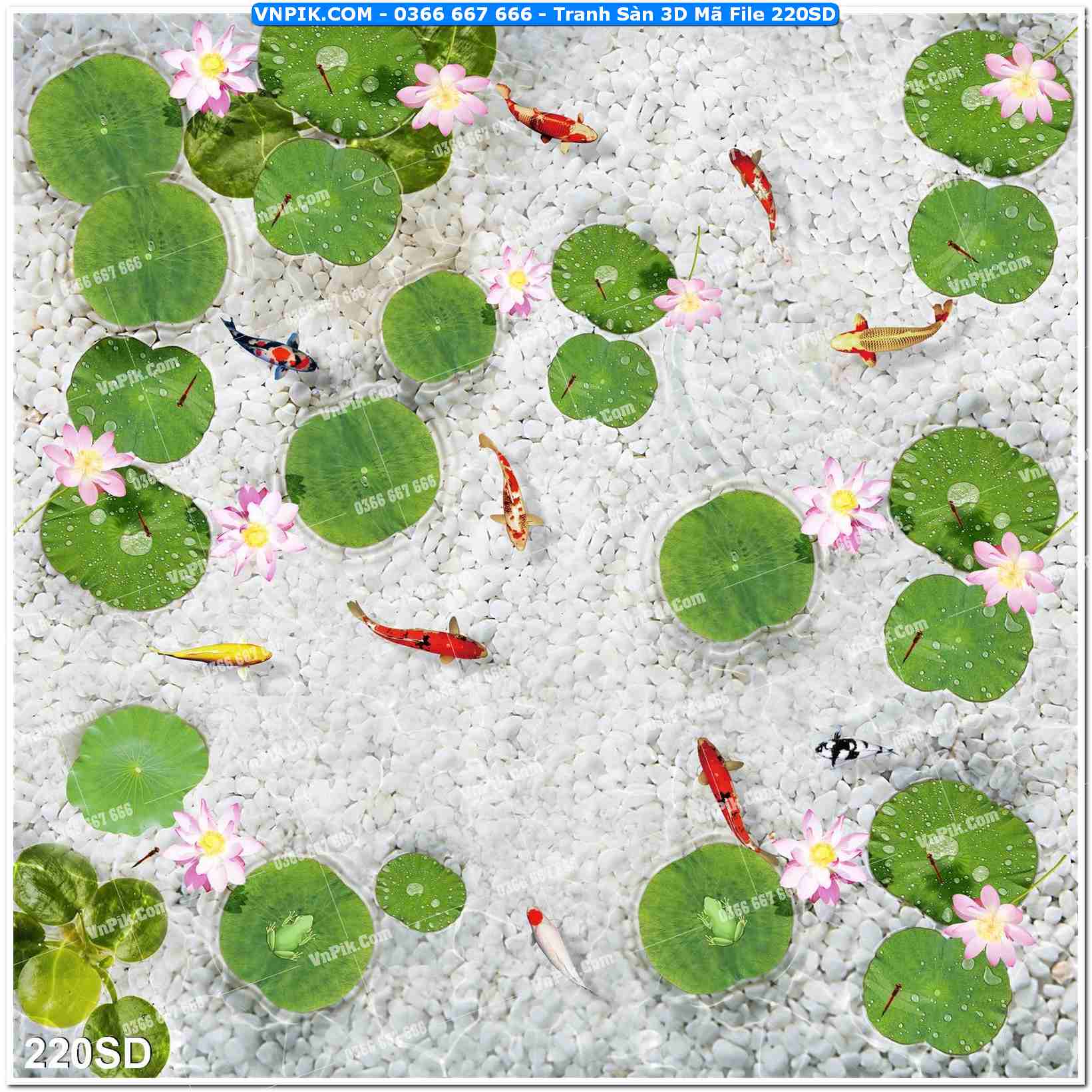 Tranh Sàn 3D Mã File 220SD