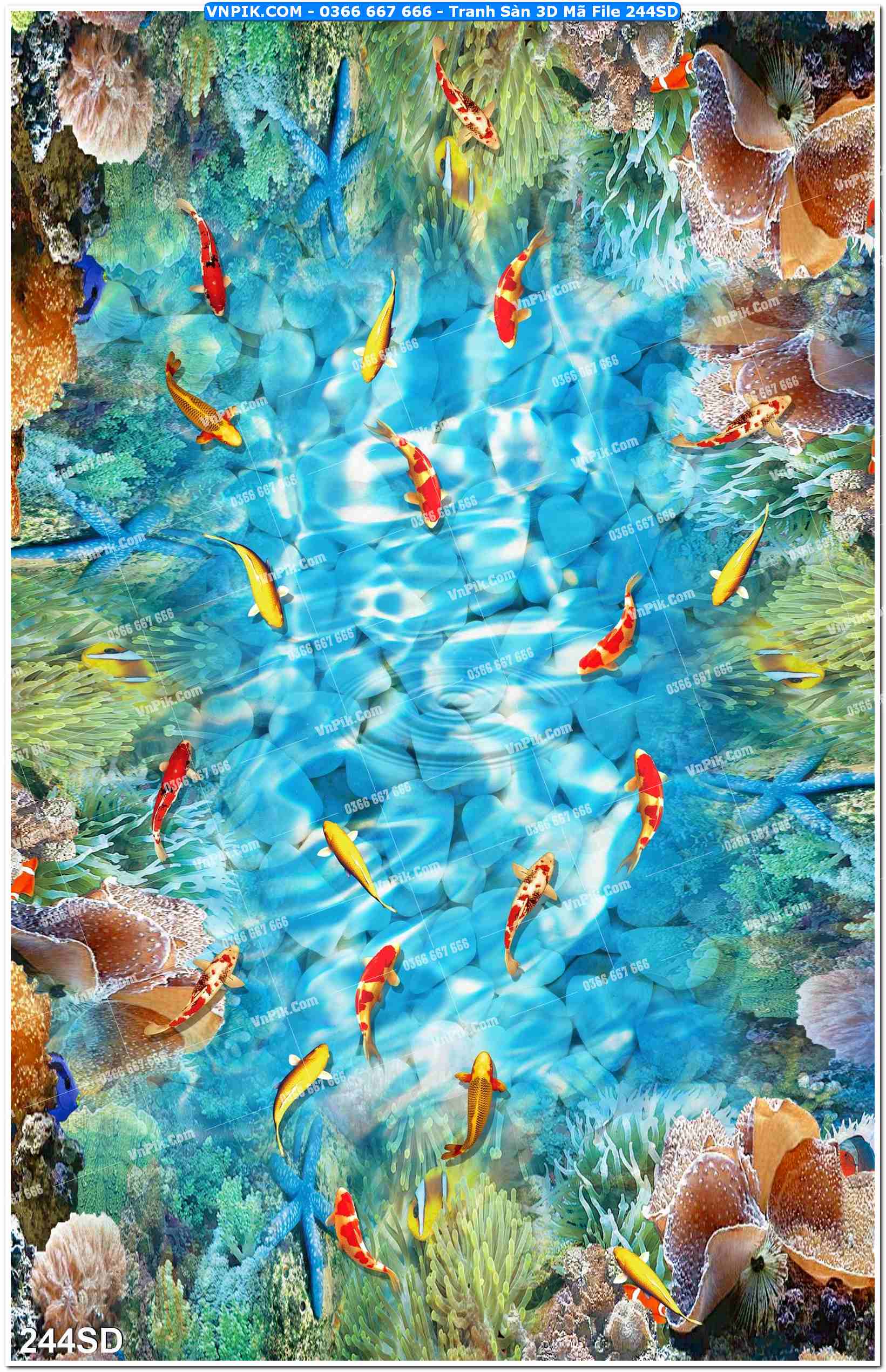 Tranh Sàn 3D Mã File 244SD