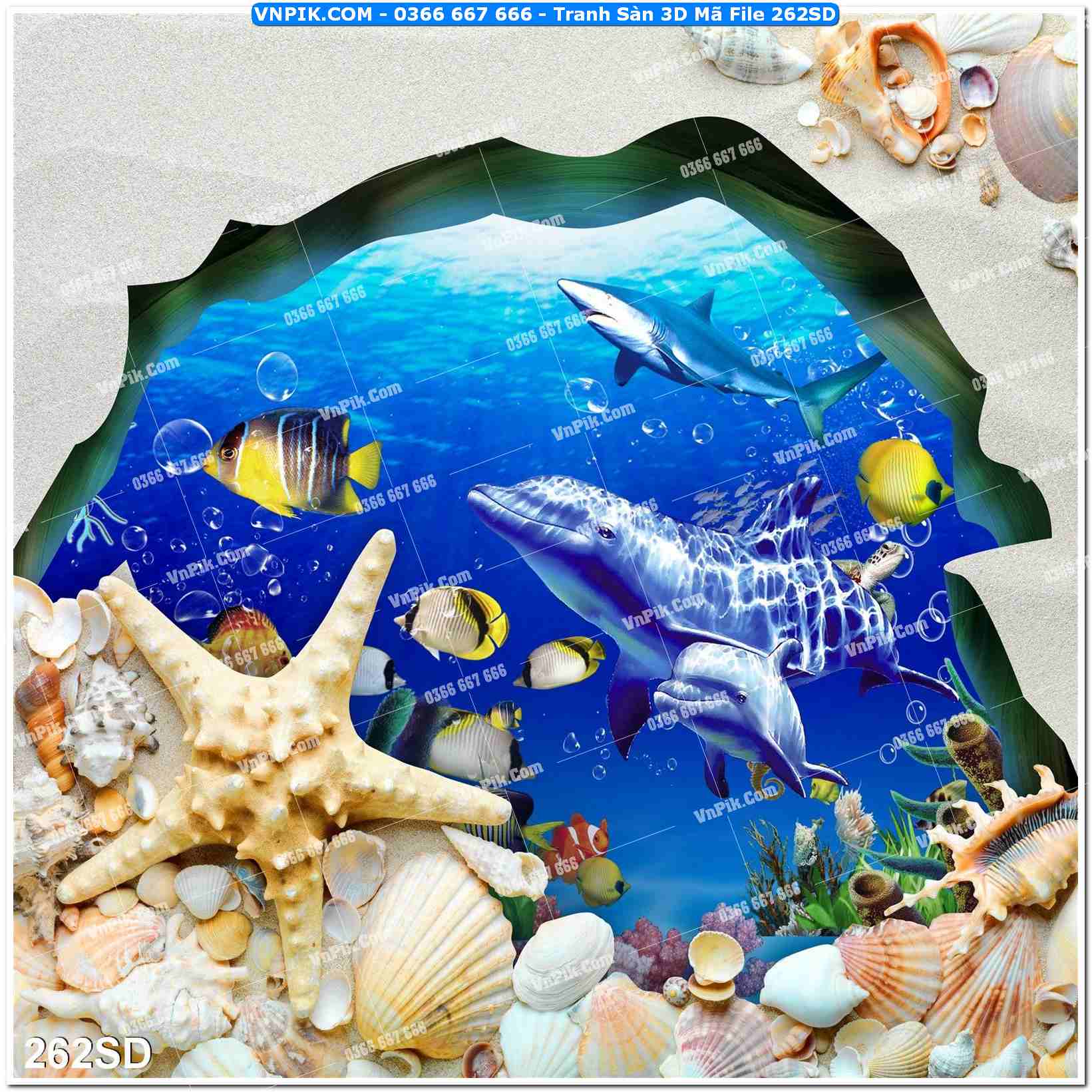 Tranh Sàn 3D Mã File 262SD