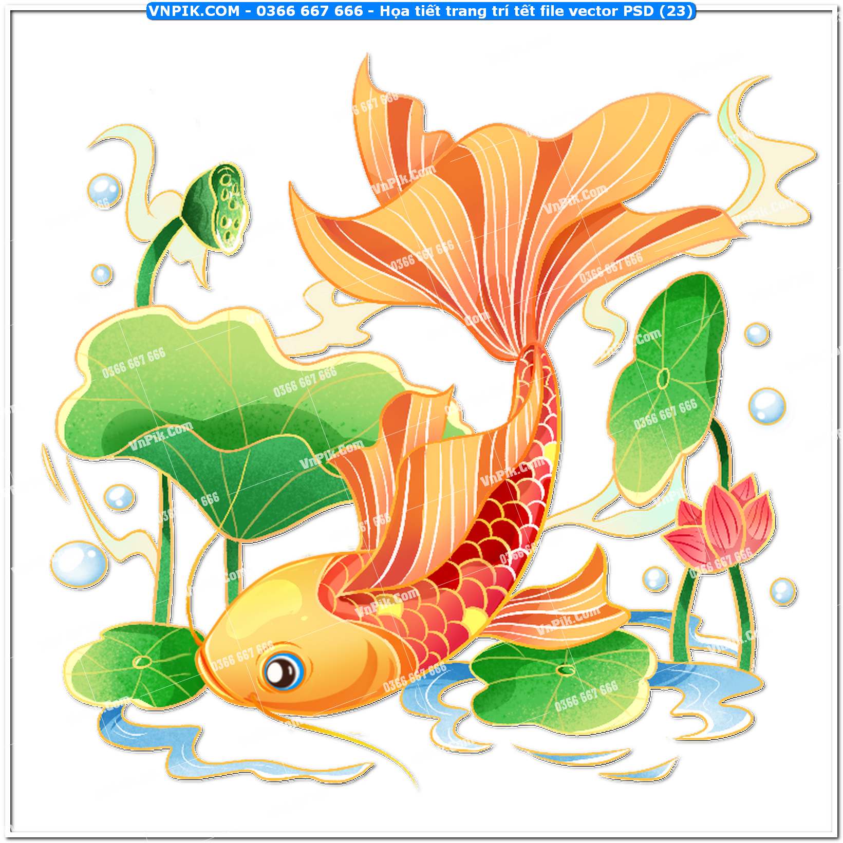 Họa tiết trang trí tết file vector PSD (23)