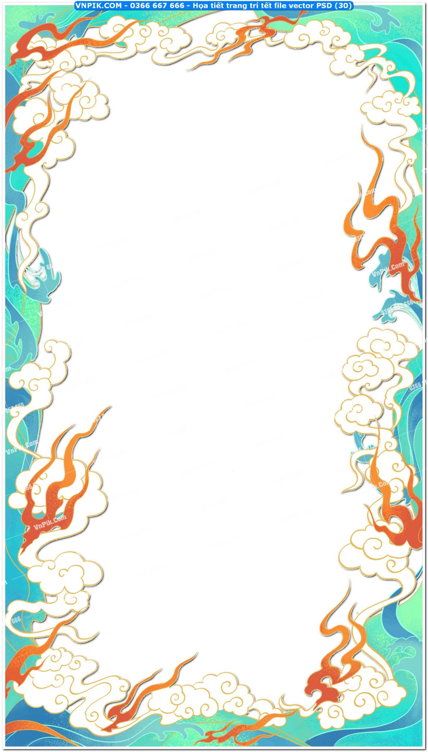 Họa tiết trang trí tết file vector PSD4 (30)